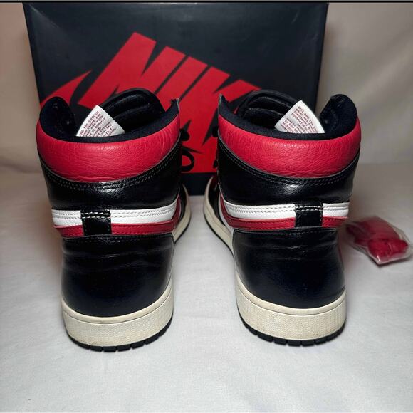 Size 11 - Nike Air Jordan 1 Retro High OG Gym Red Men's Shoes Ships Now - Picture 5 of 10